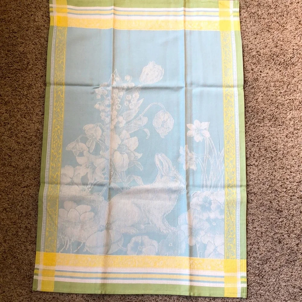 Williams Sonoma Jacquard Bunny Napkins